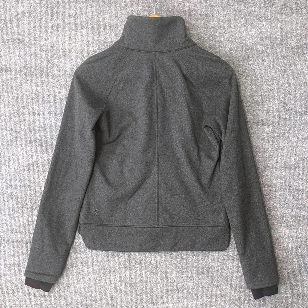 Ivivva by Lululemon Girls Gray Full Zip Athletic Jacket Size 12 Performance